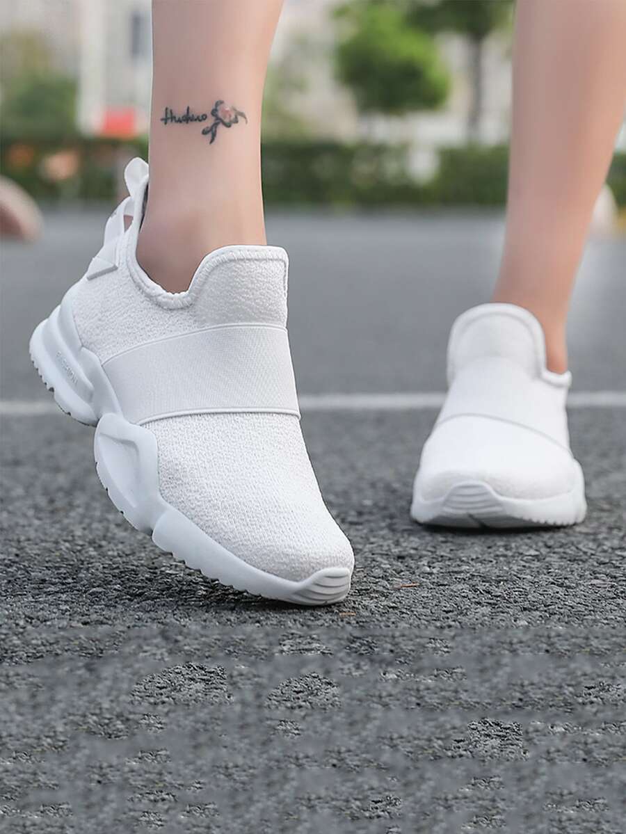 極簡主義套穿鞋 - 白色 - 查看 1