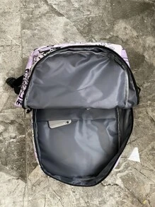 Túi đựng máy tính Graffiti hoạt hình nhiều màu sắc với sức chứa lớn, nhiều ngăn và ngăn, khóa kéo, quai xách và dây đeo vai có thể điều chỉnh. Thích hợp cho phụ nữ, thanh thiếu niên và học sinh Thích hợp cho nữ sinh viên đại học, hoàn hảo cho ngày tựu trường, ngày đầu tiên đến trường, đại học, trung học cơ sở, trung học phổ thông, đồ dùng học tập, ba lô đi học, ba lô trở lại trường - Nhiều màu - Xem 4