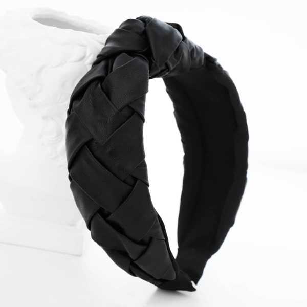

Knot Decor Wide Headband, Black