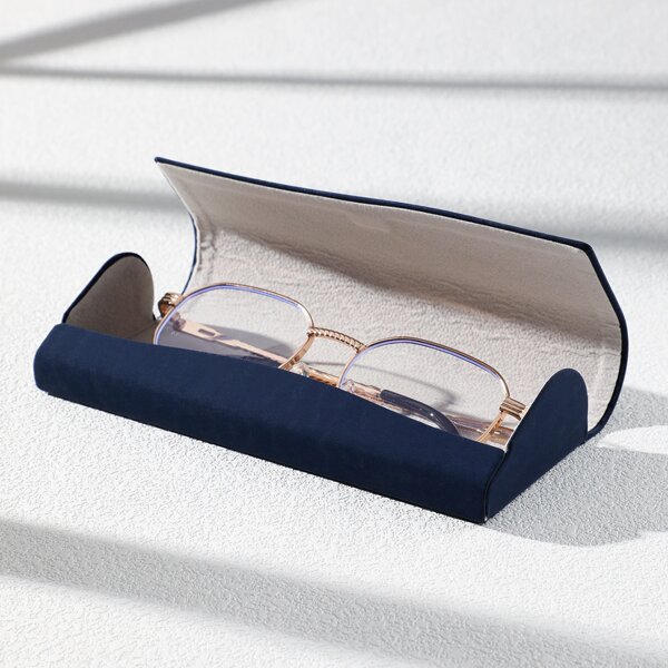 

Men PU Leather Glasses Bag, Multicolor