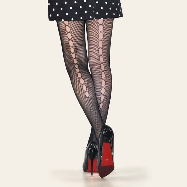 

Hollow Out Fishnet Tights, Black