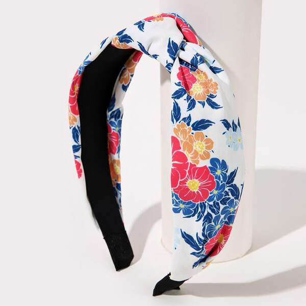 

Flower Print Hair Hoop, Multicolor