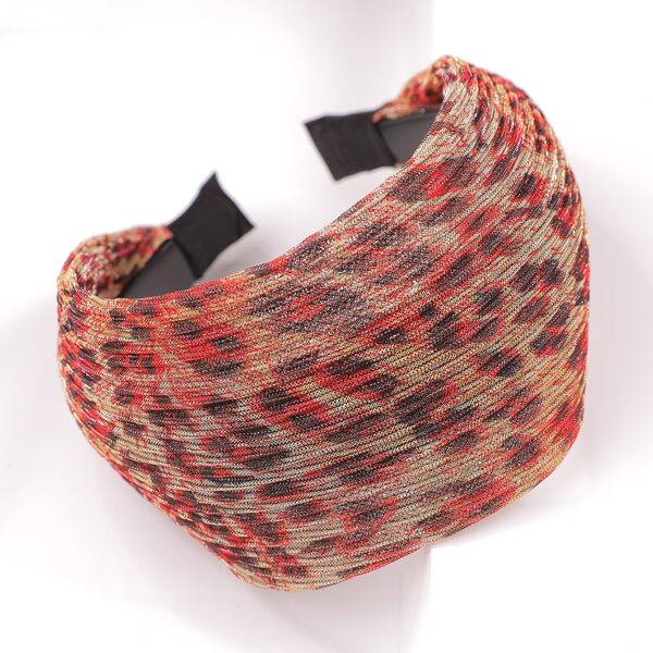 

Leopard Print Wide Headband, Multicolor
