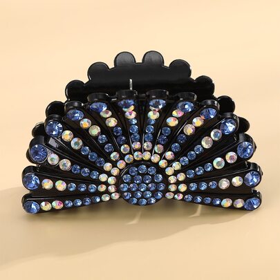Rhinestone Decor Hair Claw