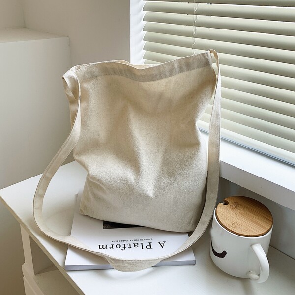 

Minimalist Crossbody Bag, Beige