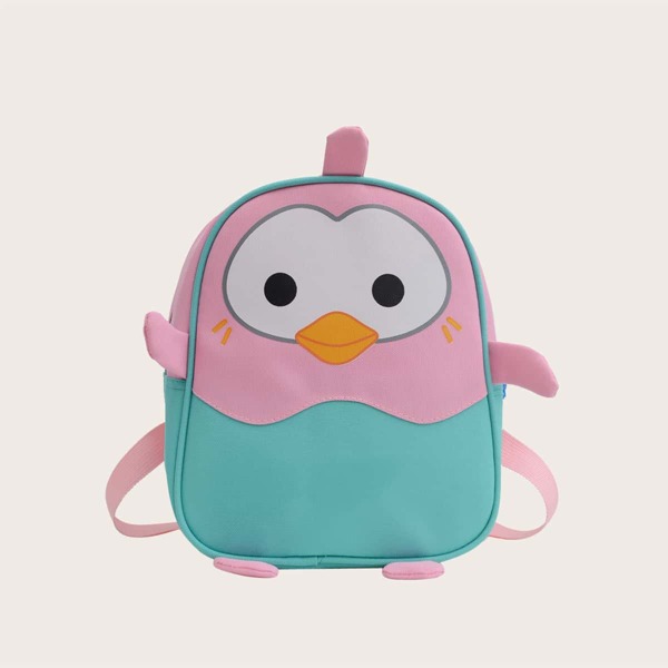 

Girls Cartoon Design Backpack, Pink