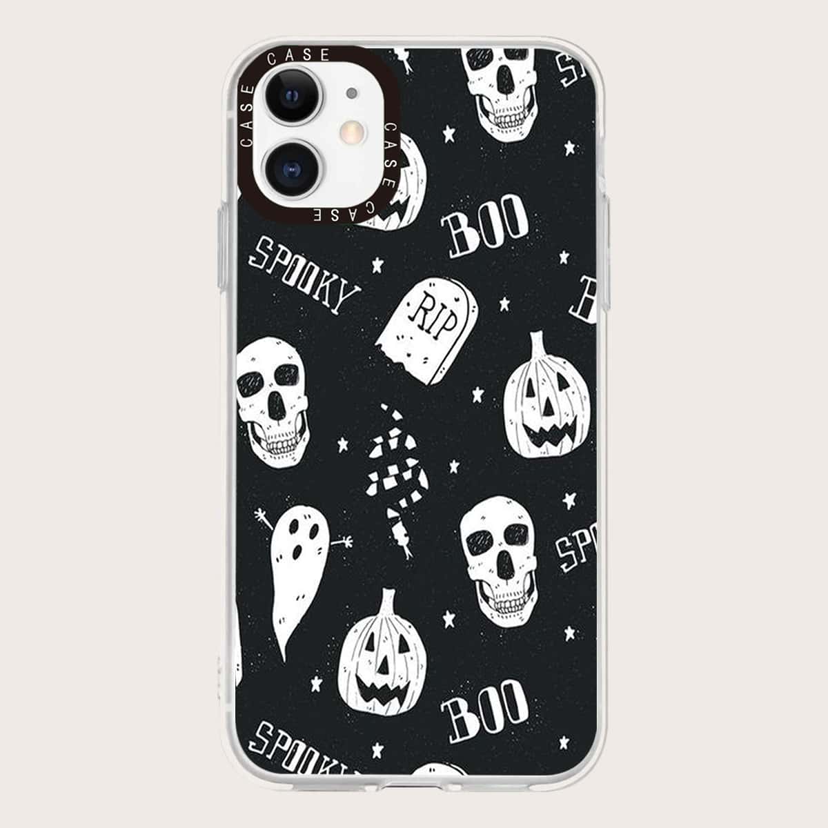 

Halloween Ghost Pattern Phone Case, Multicolor