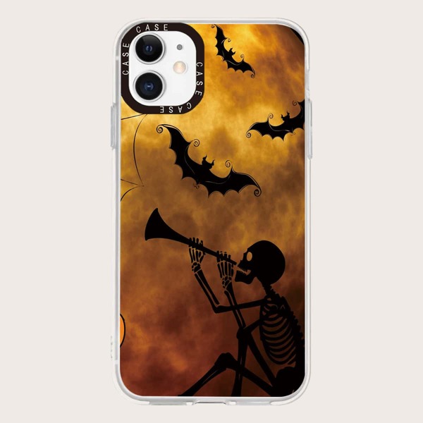 

Skull Pattern Phone Case, Multicolor