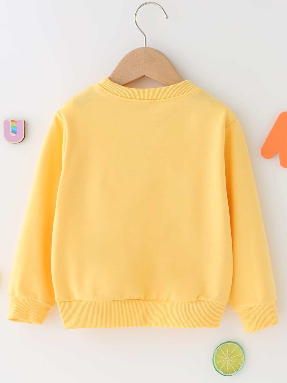 Young Girl Letter Graphic Pullover