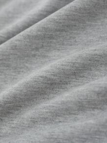 SHEIN 少女卡通图案卫衣 - 灰色 - 查看 3