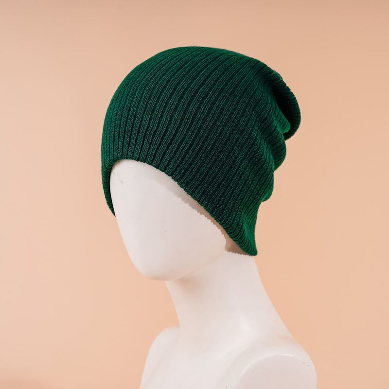 

Guys Solid Knit Hat, Dark green