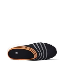 Zapatillas deportivas con estampado de rayas en bloques de color para hombre - Multicolor - Ver 3