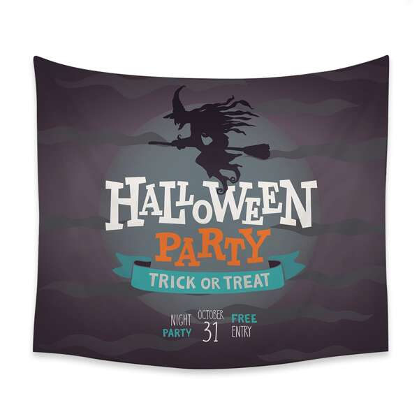 

Halloween Print Tapestry, Multicolor