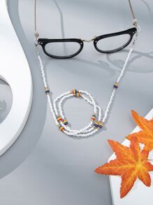 2入組串珠眼鏡鏈 - 彩色 - 查看 3