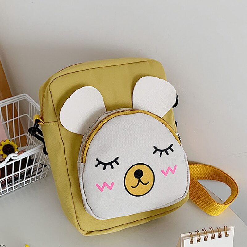 

Cartoon Graphic Crossbody Bag, Yellow