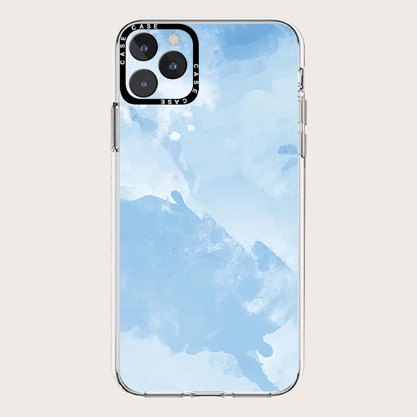 

Watercolor Phone Case, Blue and white