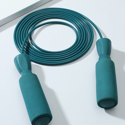 1 pièce Corde à sauter ajustable antidérapante pour fitness, perte de poids, accessoires de gym, sport, exercice à la maison, corde à sauter