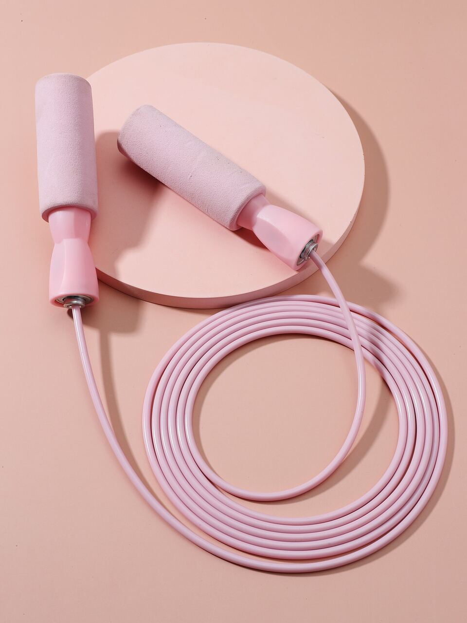 1pc Adjustable Anti-Slip Fitness Fat-Burning Exercise Jump Rope, Gym, Sport, Gym, Home Exercise, Jump Rope, Skipping Rope, Jump Rope