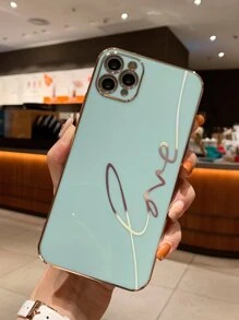 Funda para móvil con estampado de letra - Multicolor - Ver 1