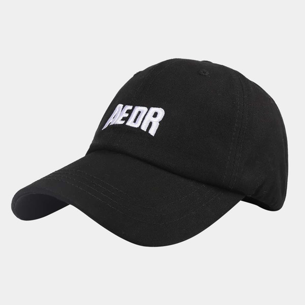 

Men Letter Embroidered Baseball Cap, Black