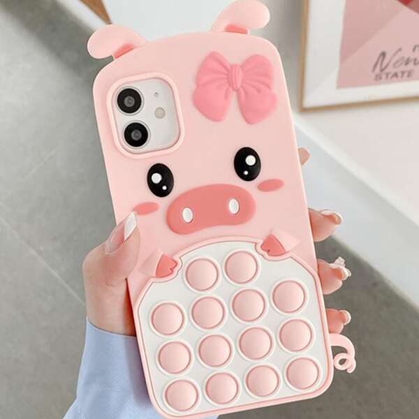 

Push Pop Bubble Fidget Phone Case, Multicolor