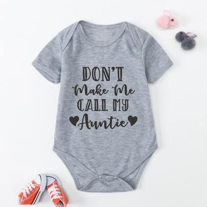 Baby Girl Heart And Slogan Graphic Bodysuit