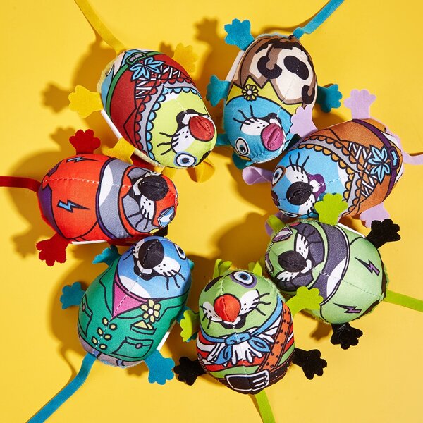 

1pc Random Mouse Pet Sound Toy, Multicolor