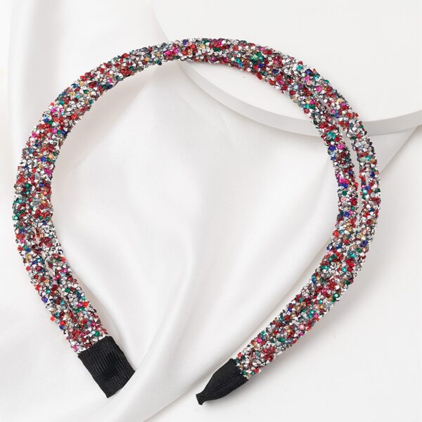 

Rhinestone Decor Hair Hoop, Multicolor
