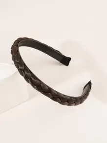 1 Băng đô bện có nối tóc, Băng đô tóc gợn sóng Chống trượt trên tóc cao - Cà phê nâu - Xem 5