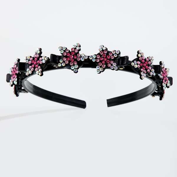 

Rhinestone Star Decor Headband, Purple
