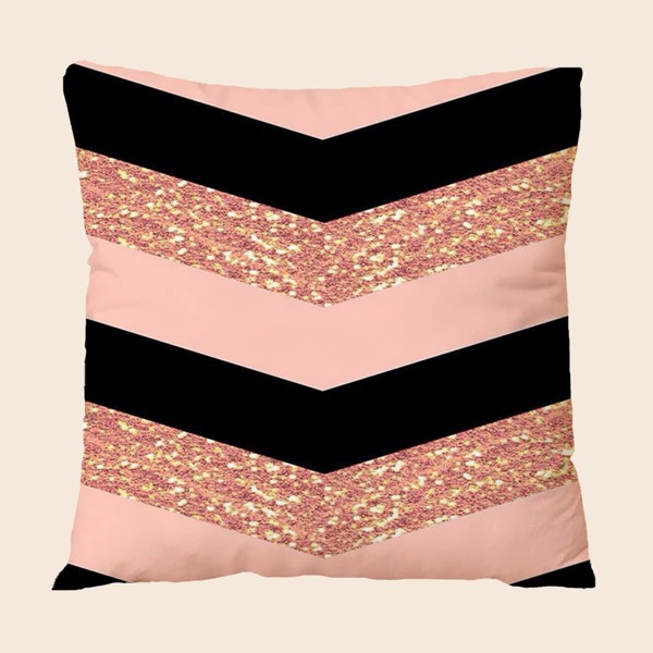 

Chevron Pattern Cushion Cover Without Filler, Multicolor