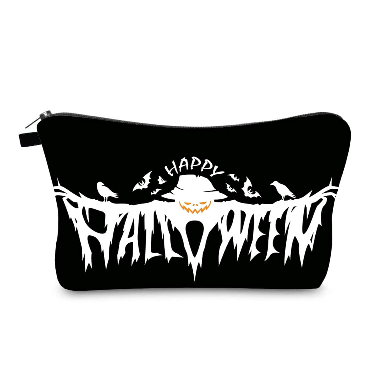 

Halloween Cartoon Graphic Makeup Bag, Multicolor