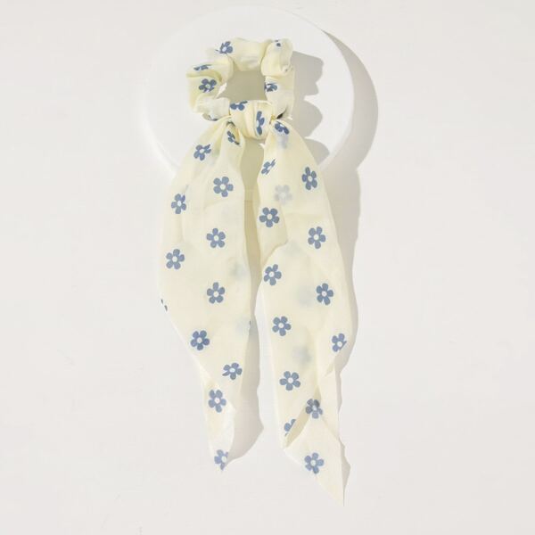 

Flower Print Scarf Hair Tie, Multicolor
