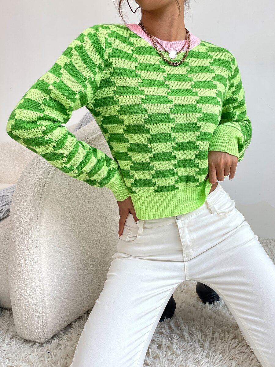 Áo len nữ Tất cả trên in Giải trí - Nhiều màu - Xem 1