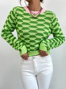 Áo len nữ Tất cả trên in Giải trí - Nhiều màu - Xem 3