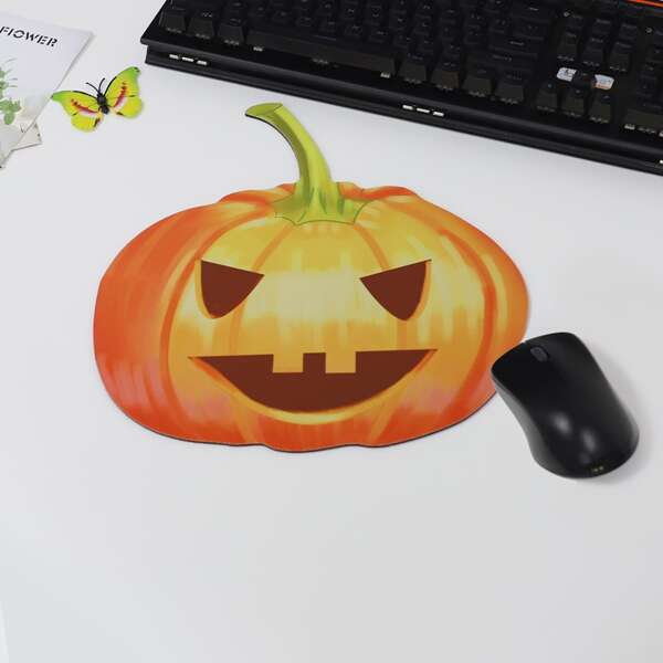 

Halloween Pumpkin Print Mouse Pad, Multicolor