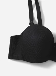 Sujetador simple con aro - Negro - Ver 5