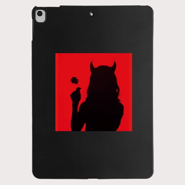 

Чехол с принтом фигуры для iPad, Чёрный