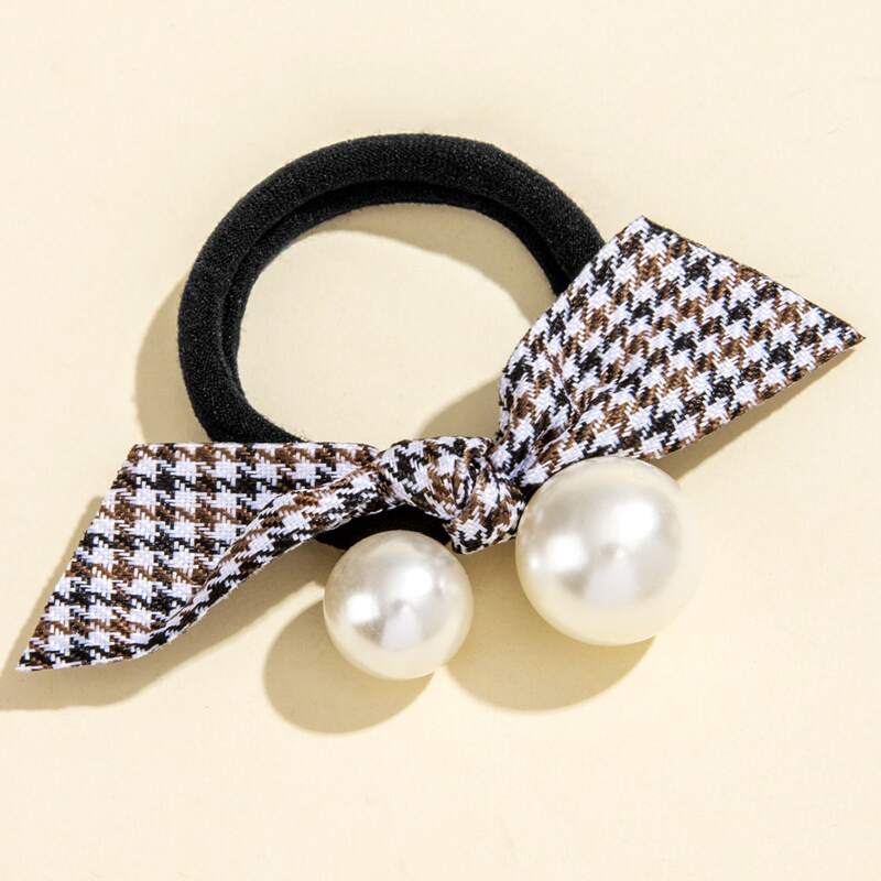 

Faux Pearl Decor Hair Tie, Multicolor