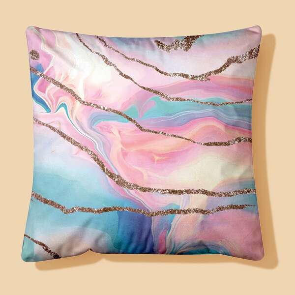 

Marble Pattern Cushion Cover Without Filler, Multicolor