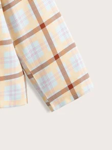 Calvaya Cazadora de cuadros cuello béisbol - Multicolor - Ver 4