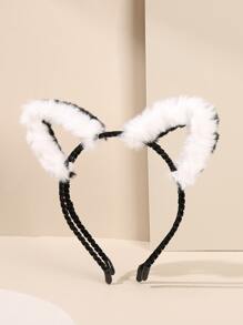 2pcs Cat Ear Decor Hair Hoop - Multicolor - View 4