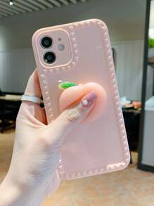 Peach Decor Phone Case - Pink - View 2
