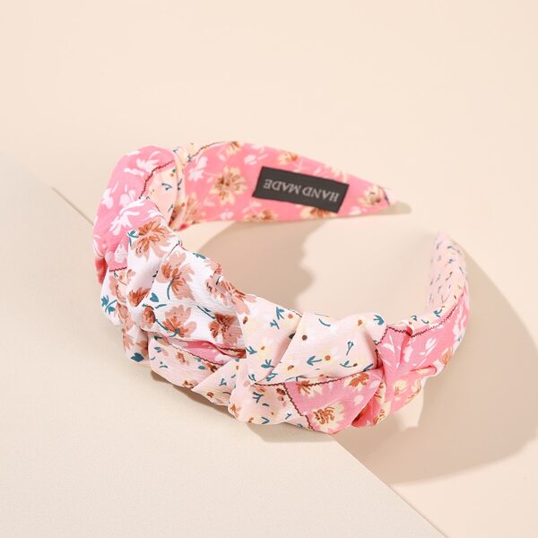

Flower Print Hair Hoop, Multicolor