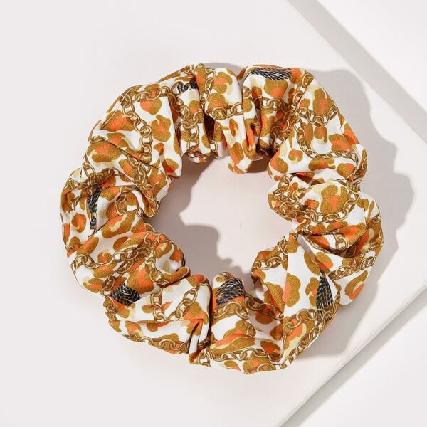 

Chain Print Scrunchie, Multicolor