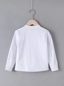 小男童馬刺繡襯衫