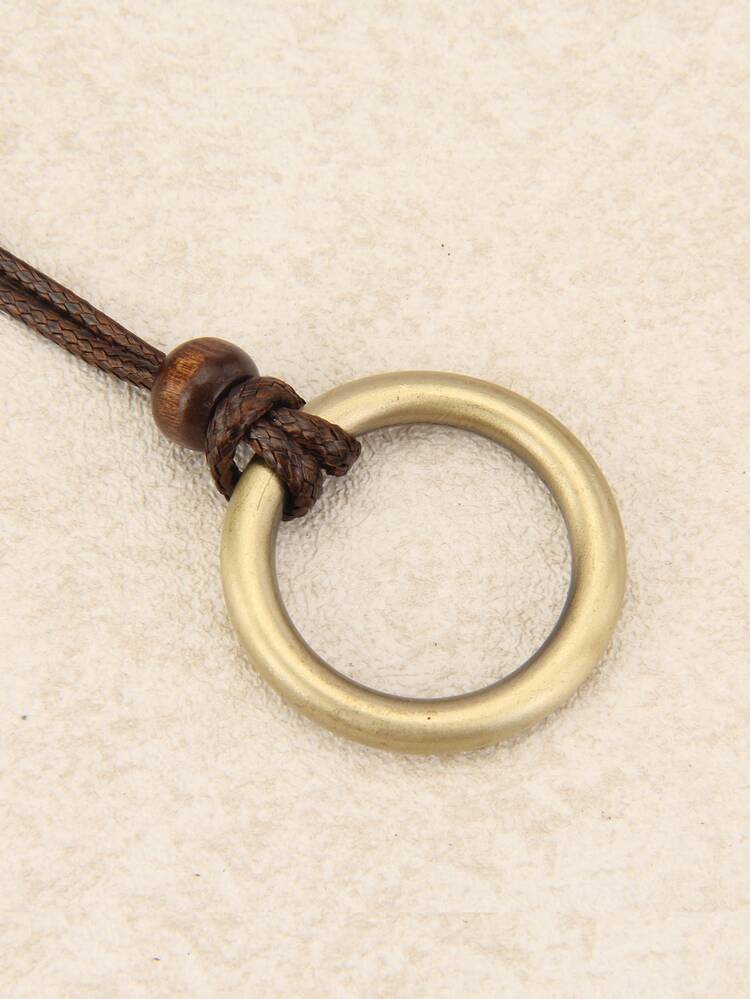 円形 チャームネックレス - マルチカラー - 見る 5