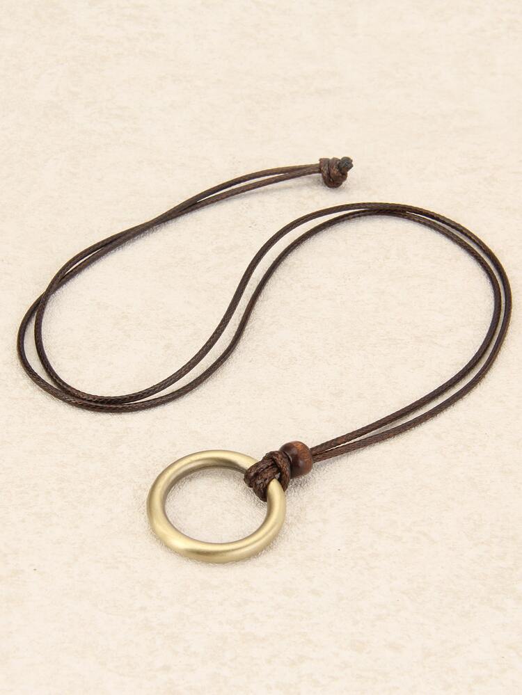 円形 チャームネックレス - マルチカラー - 見る 6