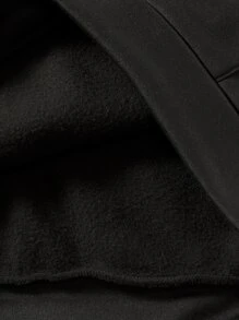 Manfinity Hypemode 男士袋鼠口袋抽繩保暖連帽衫 - 黑色 - 查看 4