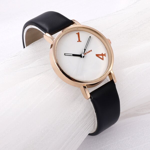 

Simple Round Pointer Quartz Watch
